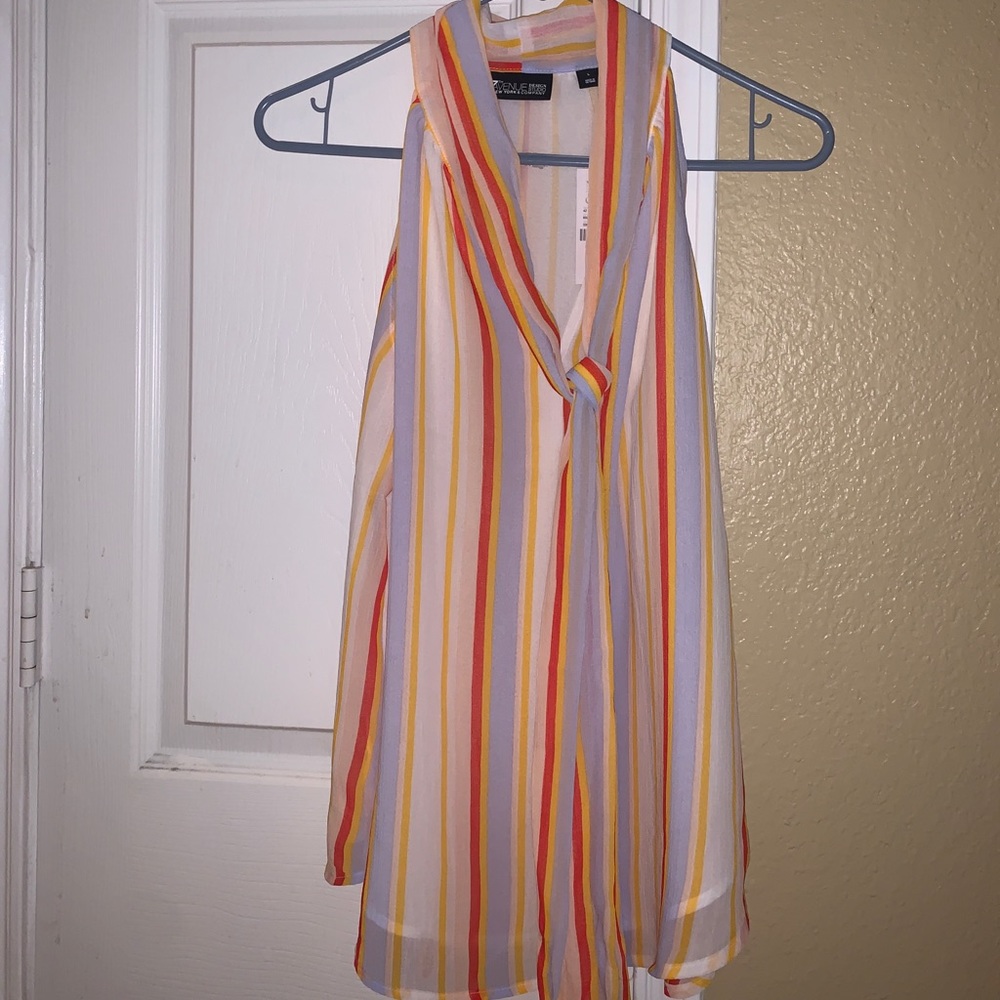 Colorful Blouse Tank